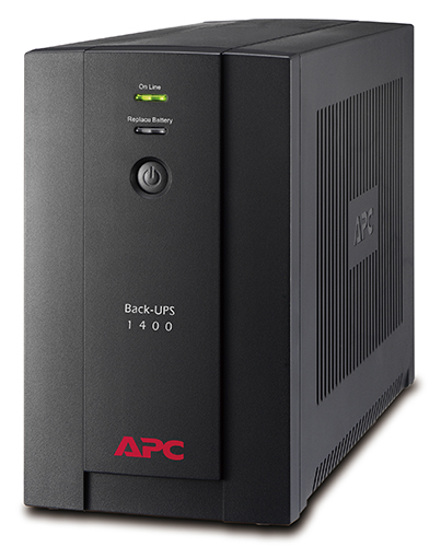 APC Back-UPS 1400VA, 230V, AVR, Universal and IEC Sockets (BX1400U-MS)